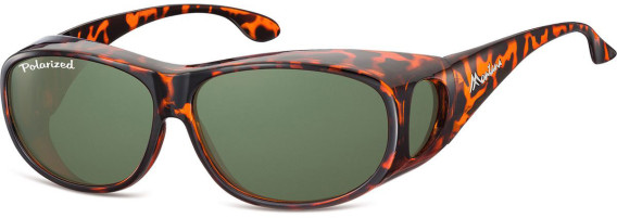 SFE-9850 sunglasses in Shiny Turtle/Green