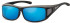 SFE-9852 sunglasses in Matt Black/Blue Mirror