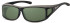 SFE-9852 sunglasses in Matt Black/Green