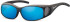 SFE-9853 sunglasses in Matt Black/Blue Mirror