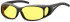 SFE-9853 sunglasses in Matt Black/Yellow