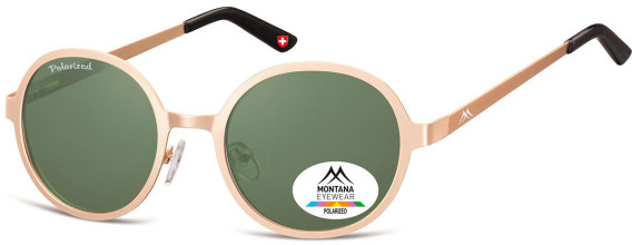 SFE-9868 sunglasses in Matt Gold/Green