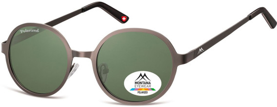 SFE-9868 sunglasses in Matt Gunmetal/Green