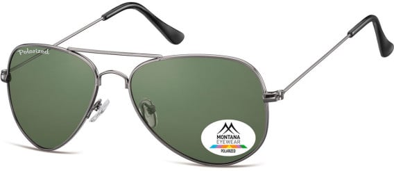 SFE-9873 sunglasses in Gunmetal/Green