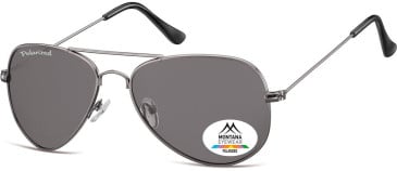 SFE-9873 sunglasses in Gunmetal/Grey