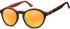 SFE-9874 sunglasses in Black/Brown Mirror
