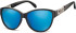 SFE-9875 sunglasses in Black/Blue Mirror