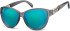 SFE-9875 sunglasses in Dark Grey Mirror
