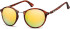 SFE-9880 sunglasses in Turtle/Yellow Mirror