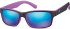 SFE-9882 sunglasses in Matt Black/Purple Mirror