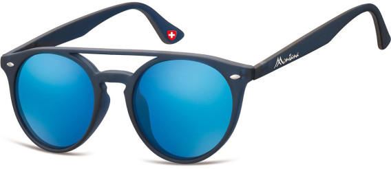 SFE-9892 sunglasses in Matt Blue/Blue Mirror