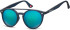 SFE-9892 sunglasses in Matt Blue/Aqua Mirror
