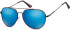 SFE-9898 sunglasses in Black/Blue Mirror