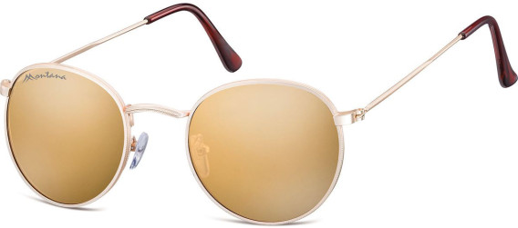SFE-9901 sunglasses in Matt Gold/Brown Mirror