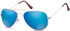 SFE-9902 sunglasses in Gold/Blue Mirror