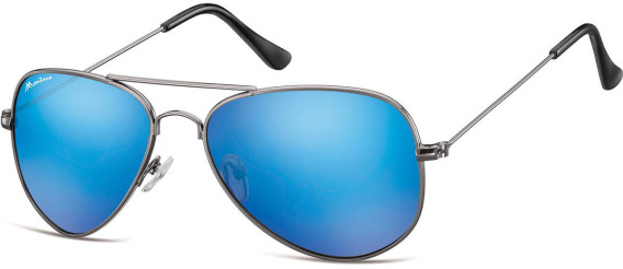 SFE-9902 sunglasses in Gunmetal/Blue Mirror