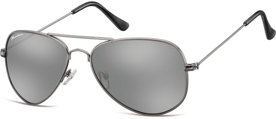 SFE-9902 sunglasses in Gunmetal/Grey Mirror