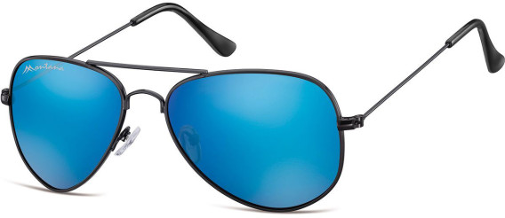 SFE-9902 sunglasses in Matt Black/Blue Mirror