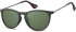 SFE-9909 sunglasses in Matt Black/Green
