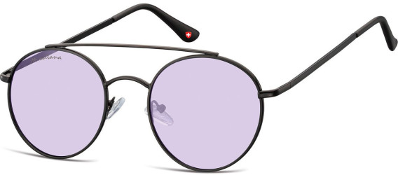 SFE-10611 sunglasses in Black/Purple