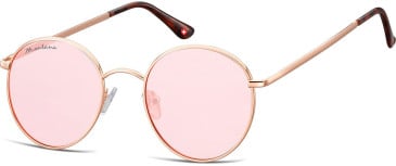 SFE-10612 sunglasses in Pink/Gold
