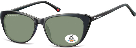 SFE-10616 sunglasses in Black/Green
