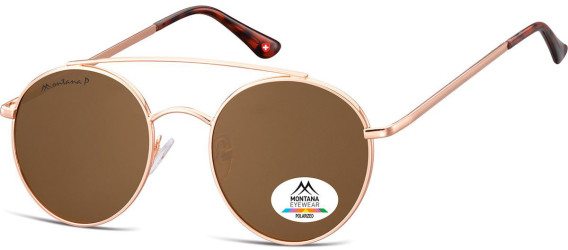 SFE-10620 sunglasses in Rose Gold/Brown