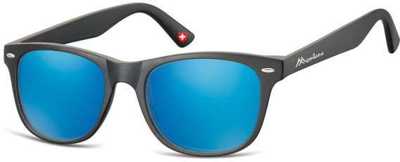 SFE-10622 sunglasses in Black/Blue Mirror