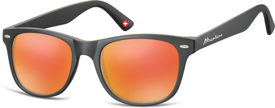 SFE-10622 sunglasses in Black/Orange Mirror