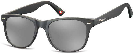 SFE-10622 sunglasses in Black/Grey Mirror