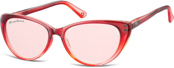 SFE-10624 sunglasses in Light Clear Red