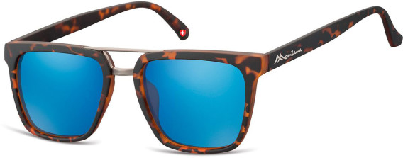 SFE-10626 sunglasses in Turtle/Blue Mirror