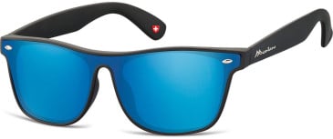 SFE-10628 sunglasses in Black/Blue Mirror