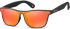 SFE-10628 sunglasses in Black/Orange Mirror