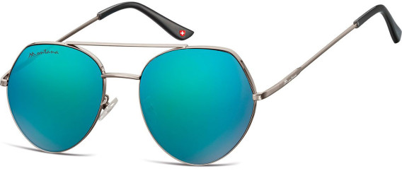 SFE-10629 sunglasses in Gunmetal/Blue Mirror
