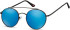 SFE-10630 sunglasses in Black/Blue Mirror