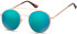 SFE-10630 sunglasses in Rose Gold/Blue Mirror