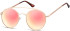 SFE-10630 sunglasses in Rose Gold/Rose Mirror