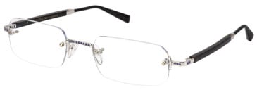 Gold and Wood VENDOME.01.S02 glasses in White Gold Plated