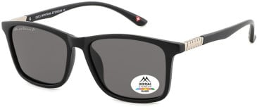 SFE-11344 sunglasses in Matt Black/Grey