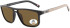 SFE-11344 sunglasses in Matt Dark Brown/Cream