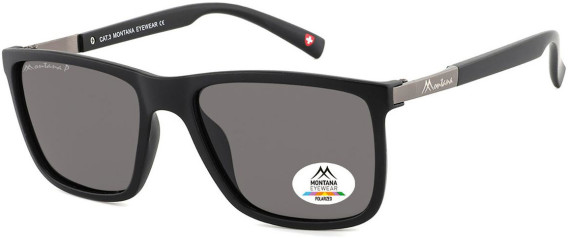 SFE-11346 sunglasses in Matt Black/Grey