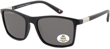 SFE-11347 sunglasses in Matt Black/Grey