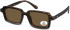 SFE-11349 sunglasses in Matt Turtle/Brown