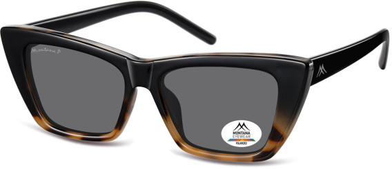 SFE-11357 sunglasses in Shiny Black/Grey