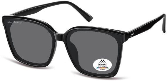 SFE-11358 sunglasses in Shiny Black/Grey