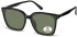 SFE-11358 sunglasses in Shiny Black/Green