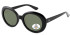 SFE-11362 sunglasses in Shiny Black/Green