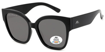 SFE-11365 sunglasses in Shiny Black