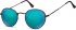 SFE-11373 sunglasses in Matt Black/Aqua Mirror